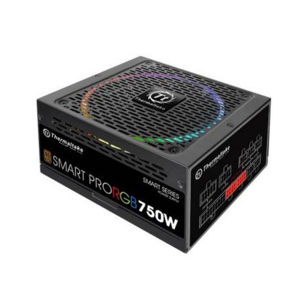 Блок питания Thermaltake SMART PRO RGB 750 Вт, retail, черный, [ps-spr-0750fpcbeu-r]